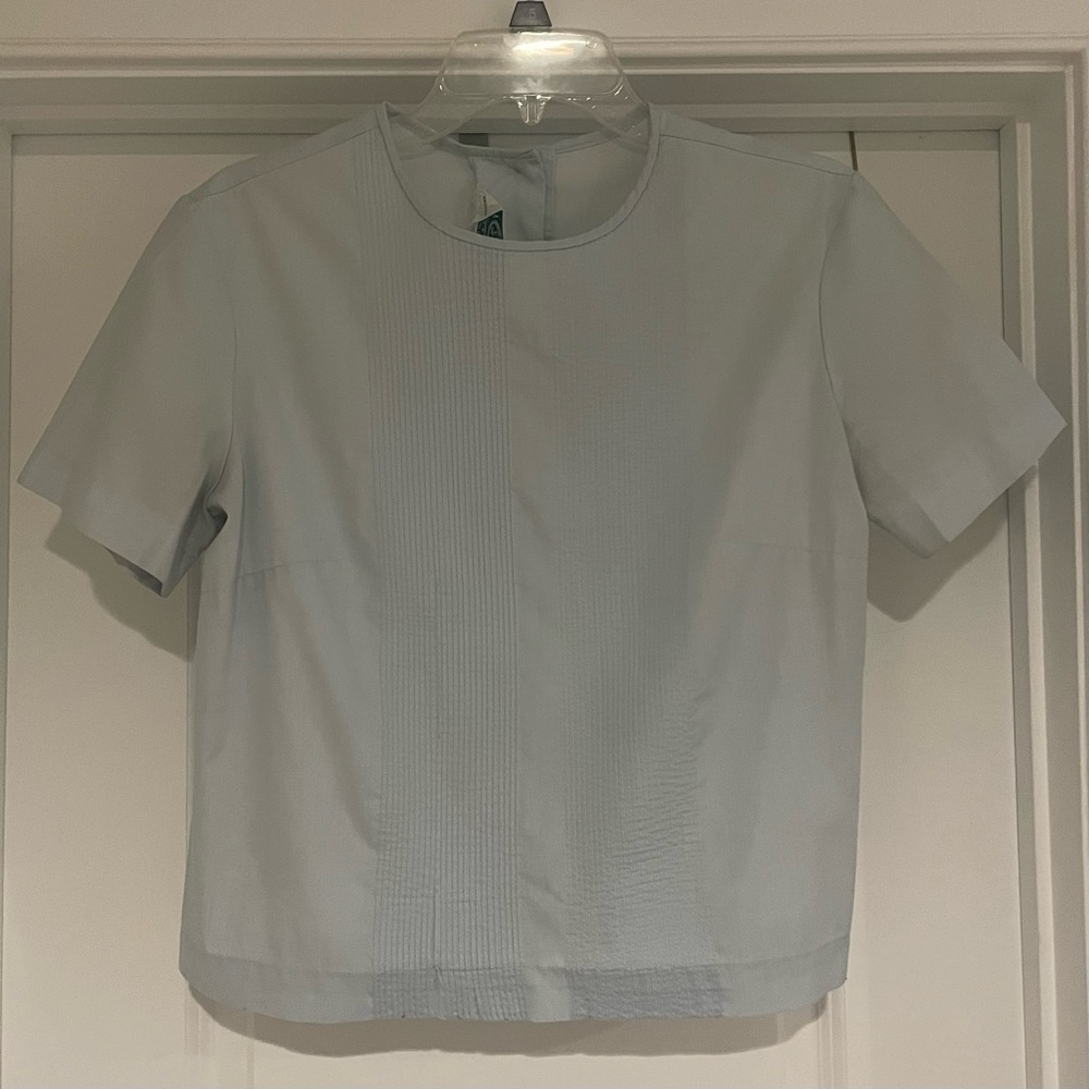 1950s/1960s light blue blouse
